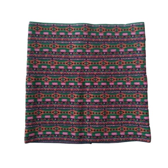 Pleasure Doing Business Colorful Mini Length Bandage Style Skirt Women's Large - Picture 1 of 12